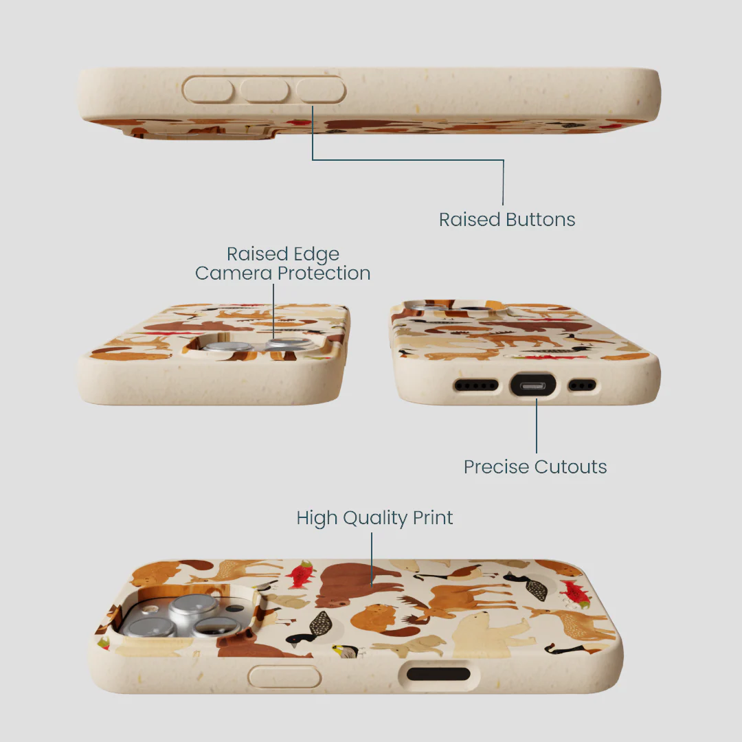 Seashell Wild Canada iPhone 16 Pro Case - Image 3