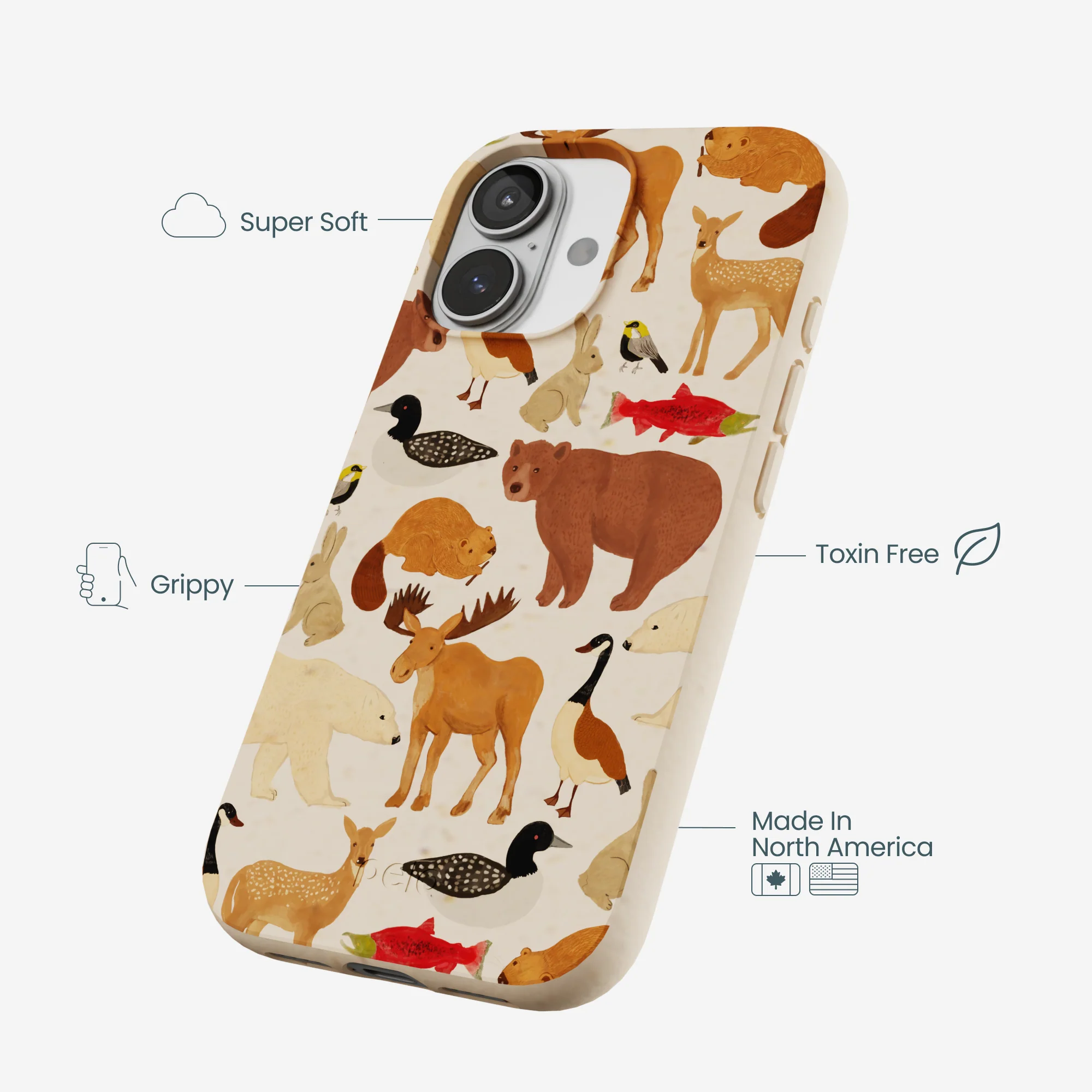 Seashell Wild Canada iPhone 17 Case - Image 4