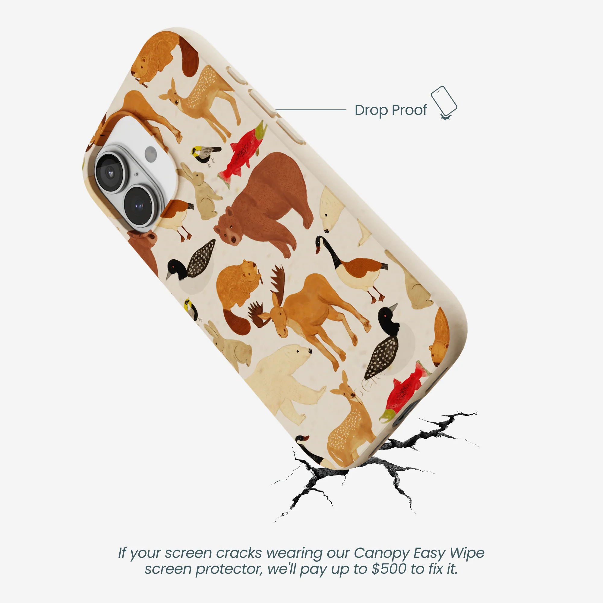 Seashell Wild Canada iPhone 17 Case - Image 5