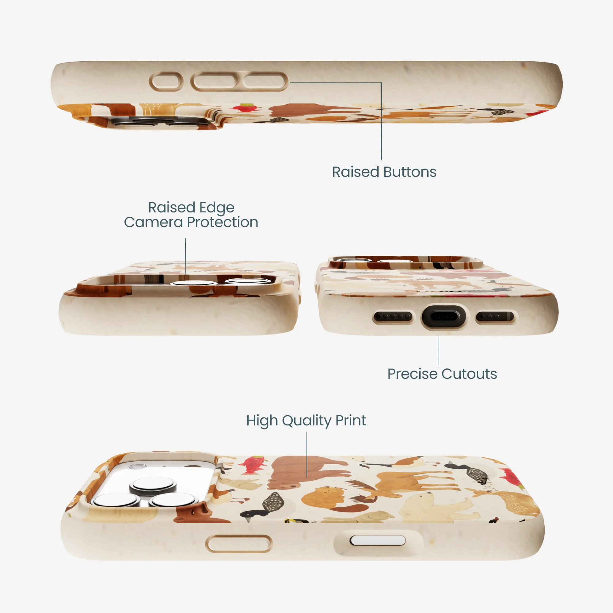 Seashell Wild Canada iPhone 17 Pro Case - Image 3