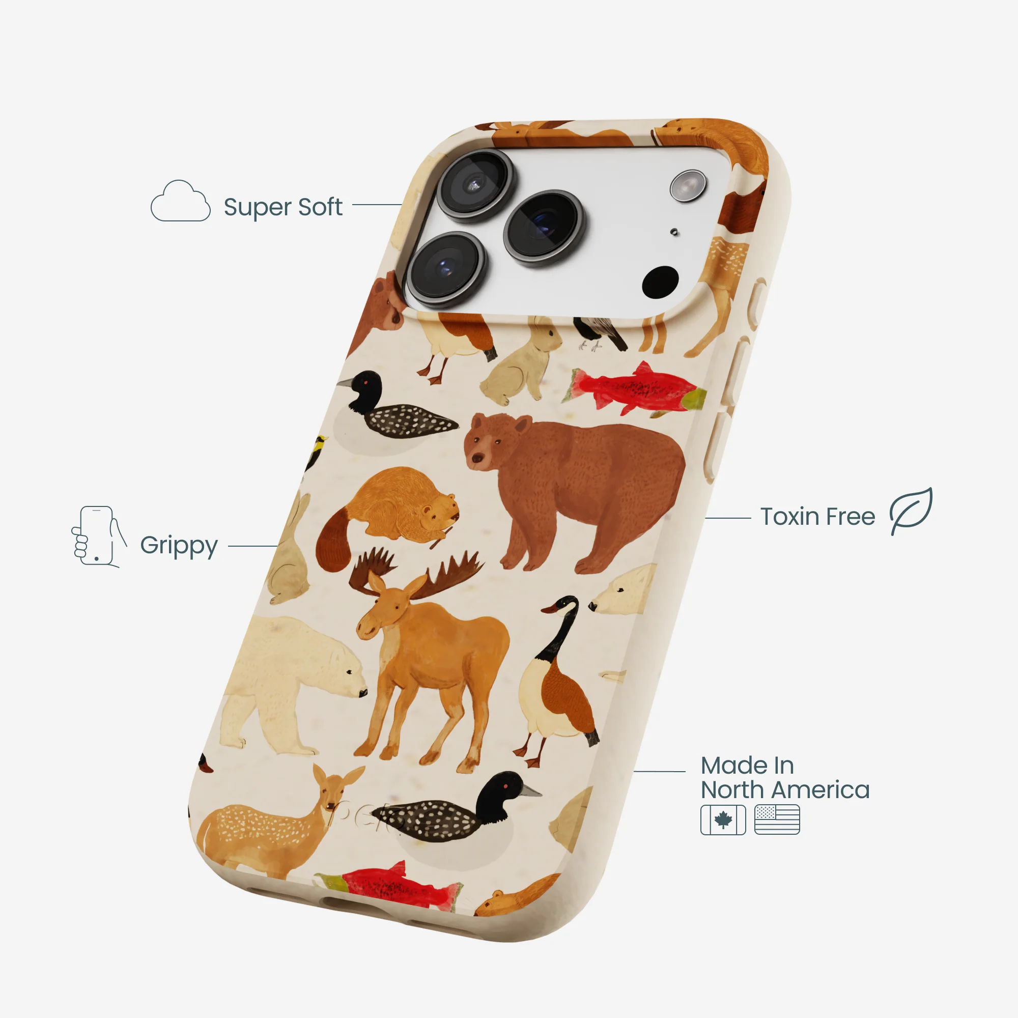 Seashell Wild Canada iPhone 17 Pro Case - Image 4