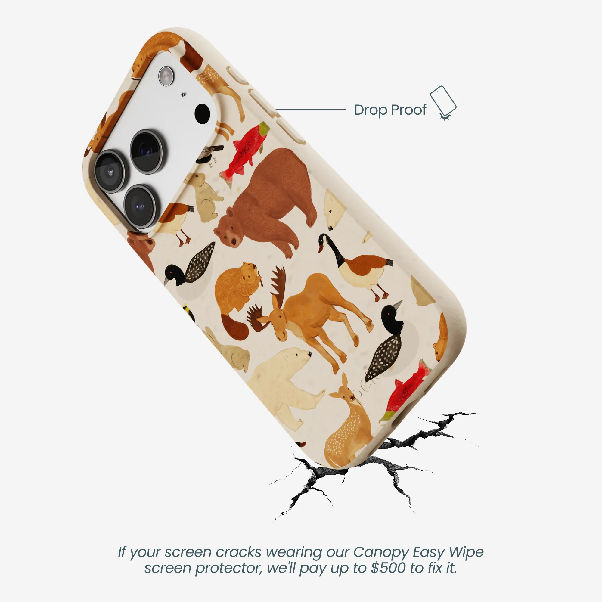 Seashell Wild Canada iPhone 17 Pro Case - Image 5