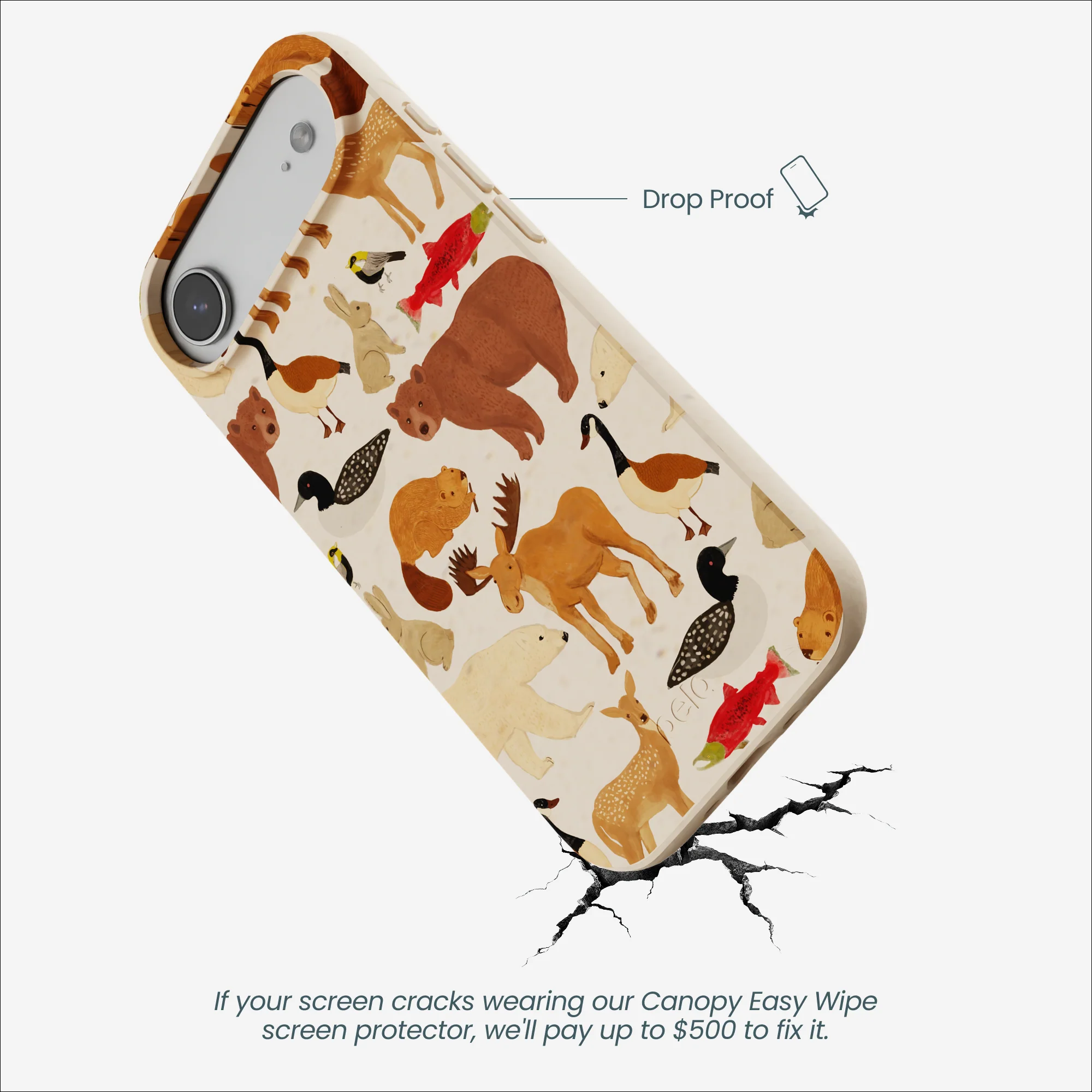 Seashell Wild Canada iPhone Air Case - Image 5