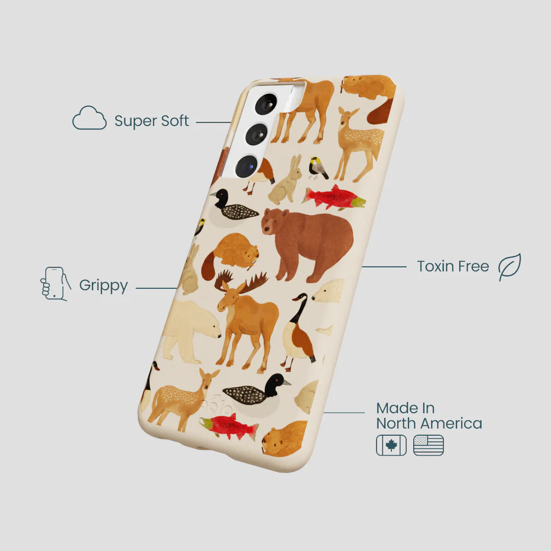 Seashell Wild Canada Samsung Galaxy S22 Case - Image 4
