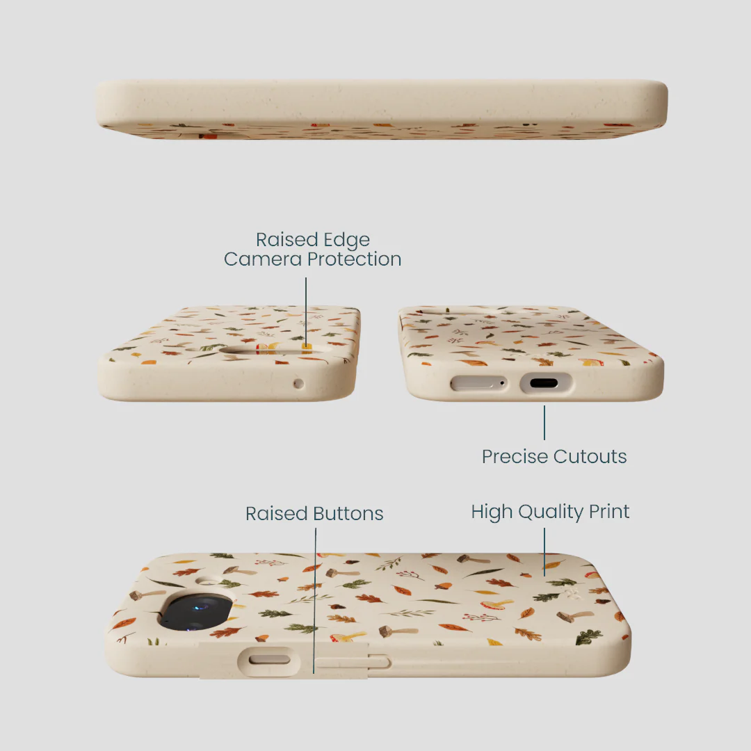 Seashell Woodland Harvest Google Pixel 9a Case - Image 3