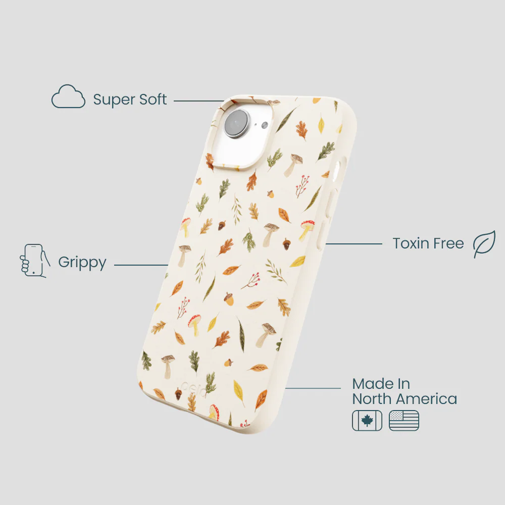 Seashell Woodland Harvest iPhone 16e/17e Case - Image 4