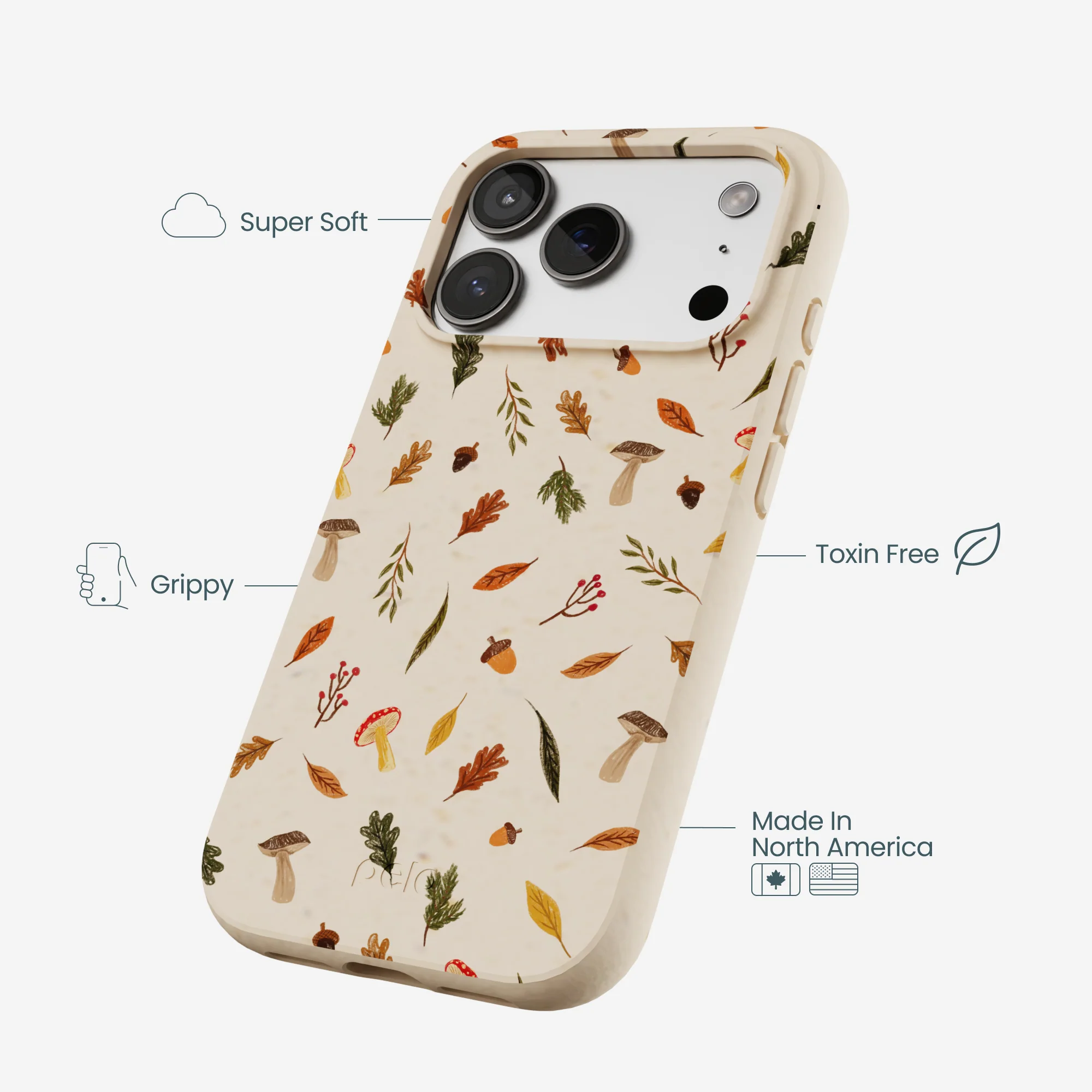 Seashell Woodland Harvest iPhone 17 Pro Case - Image 4