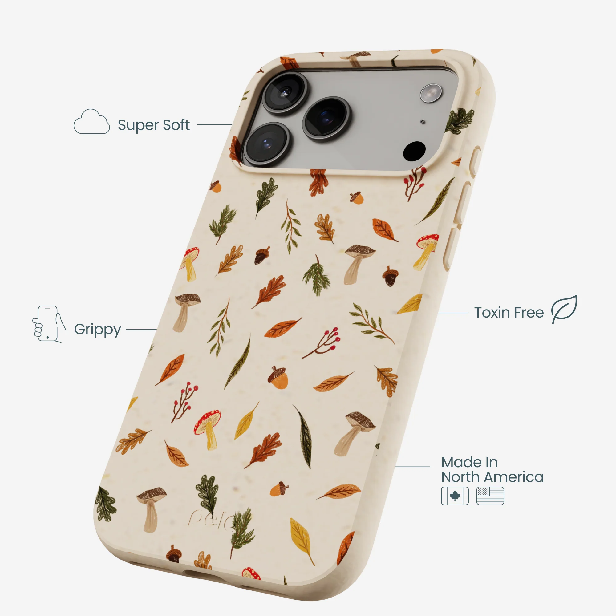Seashell Woodland Harvest iPhone 17 Pro Max Case - Image 4